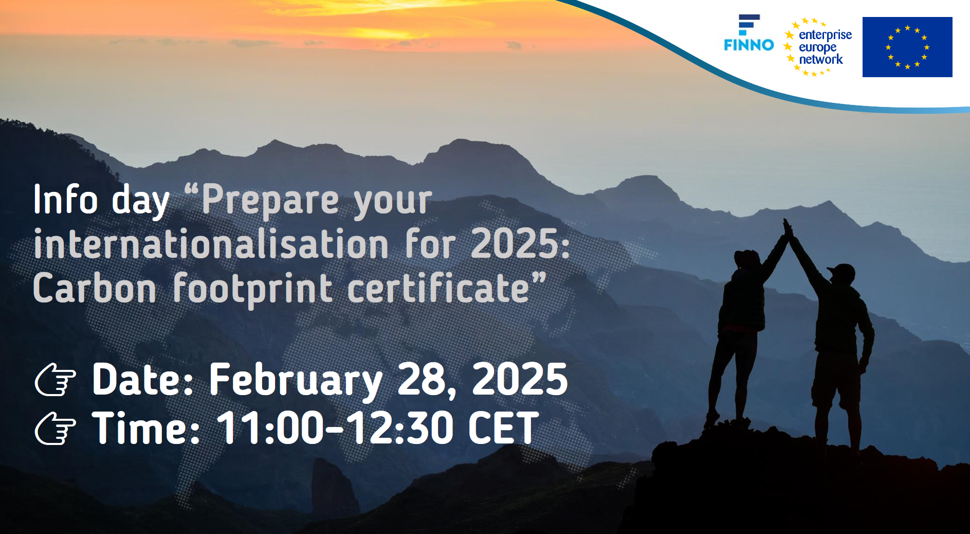 Info day “Prepare your internationalization for 2025: Carbon footprint certification”